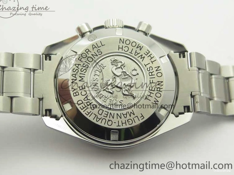 0419 Durable Speedmaster Professional SS OMF Best Edition Black Dial on SS Bracelet Manual Winding Chrono Movement 7995